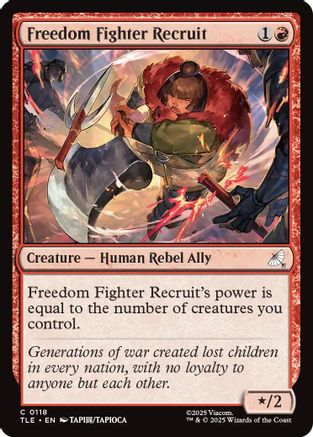 Freedom Fighter Recruit (TLE-118) [Avatar: The Last Airbender: Eternal-Legal]