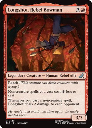 Longshot, Rebel Bowman (TLE-120) [Avatar: The Last Airbender: Eternal-Legal] Foil