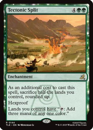 Tectonic Split (TLE-144) [Avatar: The Last Airbender: Eternal-Legal] Foil