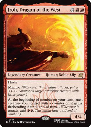 Iroh, Dragon of the West (TLE-119) [Avatar: The Last Airbender: Eternal-Legal] Foil