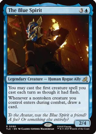 The Blue Spirit (TLE-090) [Avatar: The Last Airbender: Eternal-Legal] Foil