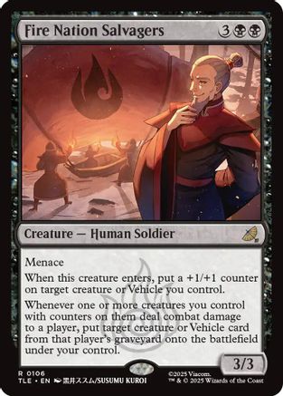Fire Nation Salvagers (TLE-106) [Avatar: The Last Airbender: Eternal-Legal] Foil