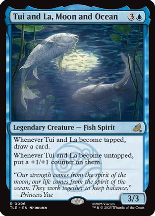 Tui and La, Moon and Ocean (TLE-096) [Avatar: The Last Airbender: Eternal-Legal] Foil