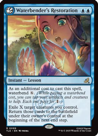 Waterbender's Restoration (TLE-099) [Avatar: The Last Airbender: Eternal-Legal] Foil