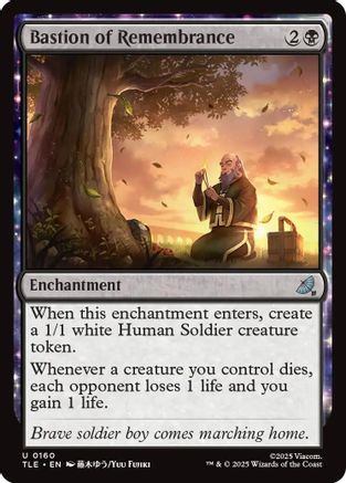 Bastion of Remembrance (TLE-160) [Avatar: The Last Airbender: Eternal-Legal] Foil