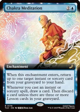Chakra Meditation (Extended Art) (TLE-179) [Avatar: The Last Airbender: Eternal-Legal] Foil