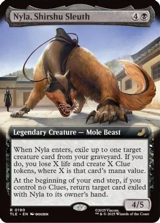 Nyla, Shirshu Sleuth (Extended Art) (TLE-190) [Avatar: The Last Airbender: Eternal-Legal] Foil