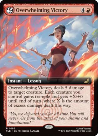 Overwhelming Victory (Extended Art) (TLE-196) [Avatar: The Last Airbender: Eternal-Legal]