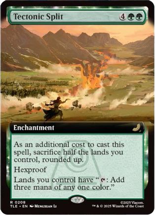 Tectonic Split (Extended Art) (TLE-208) [Avatar: The Last Airbender: Eternal-Legal]