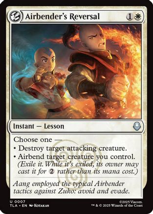 Airbender's Reversal (TLA-007) [Avatar: The Last Airbender] Foil