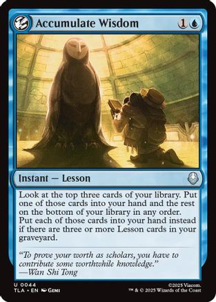 Accumulate Wisdom (TLA-044) [Avatar: The Last Airbender]