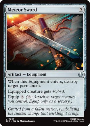 Meteor Sword (TLA-258) [Avatar: The Last Airbender] Foil