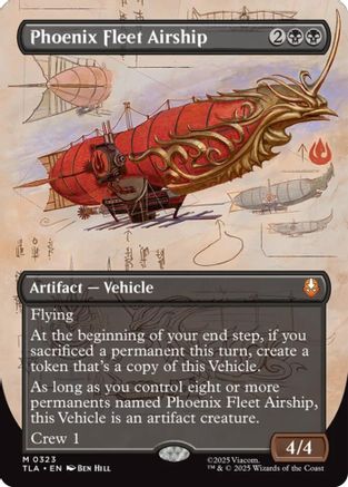 Phoenix Fleet Airship (Borderless) (TLA-323) [Avatar: The Last Airbender]