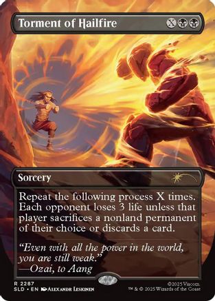 Torment of Hailfire (SLD-2287) [Secret Lair Drop Series]