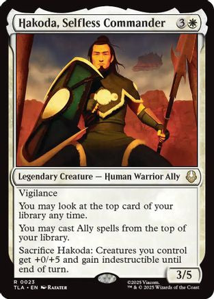 Hakoda, Selfless Commander (TLA-023) [Avatar: The Last Airbender]