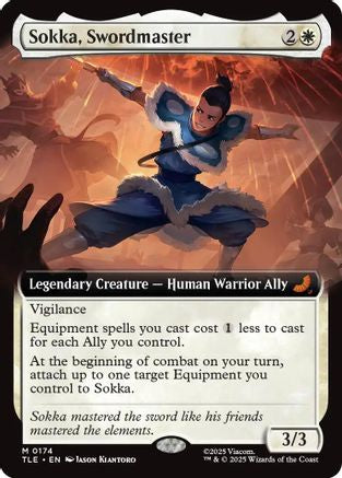 Sokka, Swordmaster (Extended Art) (TLE-174) [Avatar: The Last Airbender: Eternal-Legal]