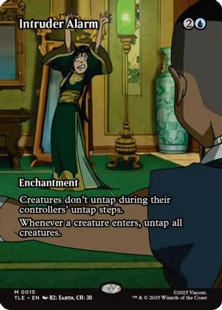Intruder Alarm (Borderless) (TLE-015) [Avatar: The Last Airbender: Eternal-Legal] Foil