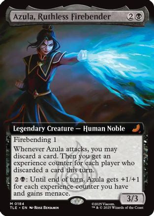 Azula, Ruthless Firebender (Extended Art) (TLE-184) [Avatar: The Last Airbender: Eternal-Legal]
