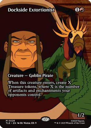 Dockside Extortionist (Borderless) (TLE-028) [Avatar: The Last Airbender: Eternal-Legal]
