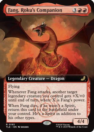 Fang, Roku's Companion (Extended Art) (TLE-193) [Avatar: The Last Airbender: Eternal-Legal]