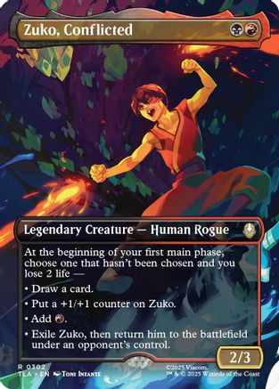 Zuko, Conflicted (Borderless) (TLA-302) [Avatar: The Last Airbender]