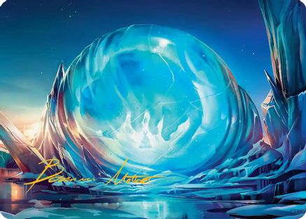 Aang's Iceberg Art Card (Gold-Stamped Signature) (ASTLA-002) [Art Series: Avatar: The Last Airbender]