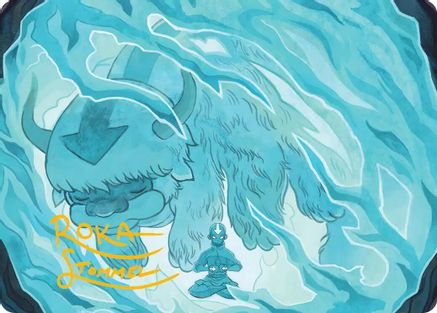 Aang's Iceberg 2 Art Card (Gold-Stamped Signature) (ASTLA-040) [Art Series: Avatar: The Last Airbender]