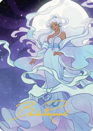 Yue, the Moon Spirit 2 Art Card (Gold-Stamped Signature) (ASTLA-041) [Art Series: Avatar: The Last Airbender]