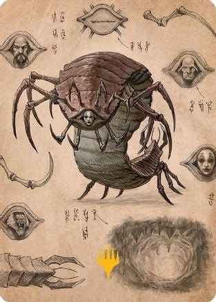 Koh, the Face Stealer 2 Art Card (Gold-Stamped Planeswalker Symbol) (ASTLA-034) [Art Series: Avatar: The Last Airbender]