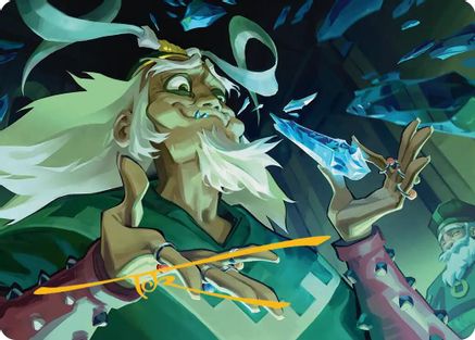 Bumi, King of Three Trials Art Card (Gold-Stamped Signature) (ASTLA-014) [Art Series: Avatar: The Last Airbender]