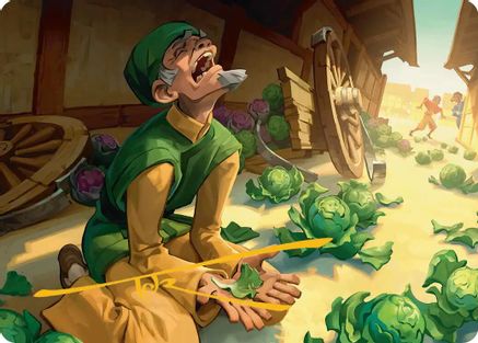 Unlucky Cabbage Merchant Art Card (Gold-Stamped Signature) (ASTLA-019) [Art Series: Avatar: The Last Airbender]