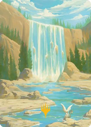 Island Art Card (Gold-Stamped Signature) (ASTLA-051) [Art Series: Avatar: The Last Airbender]
