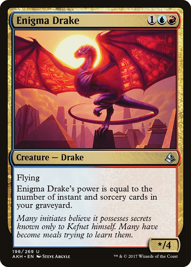 Enigma Drake (AKH-198) [Amonkhet] Foil