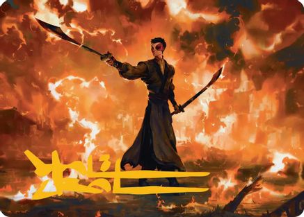 Zuko, Conflicted Art Card (Gold-Stamped Signature) (ASTLA-024) [Art Series: Avatar: The Last Airbender]