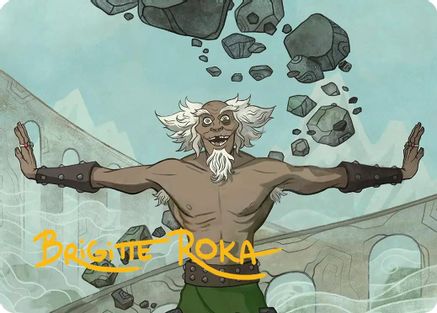 Bumi, Unleashed Art Card (Gold-Stamped Signature) (ASTLA-046) [Art Series: Avatar: The Last Airbender]