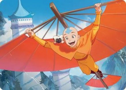 Aang, the Last Airbender Art Card (ASTLA-001) [Art Series: Avatar: The Last Airbender]