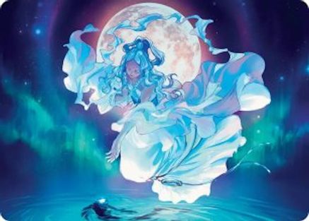 Yue, the Moon Spirit Art Card (ASTLA-007) [Art Series: Avatar: The Last Airbender]