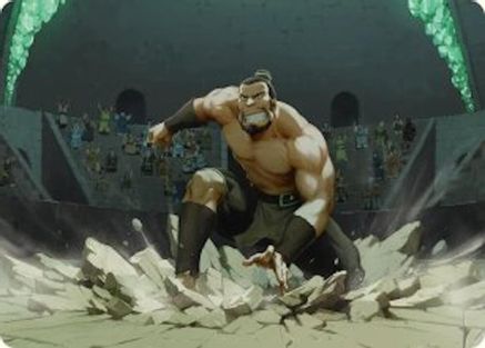 The Boulder, Ready to Rumble Art Card (ASTLA-013) [Art Series: Avatar: The Last Airbender]