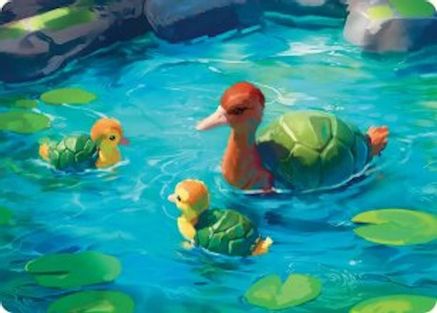 Turtle-Duck Art Card (ASTLA-018) [Art Series: Avatar: The Last Airbender]