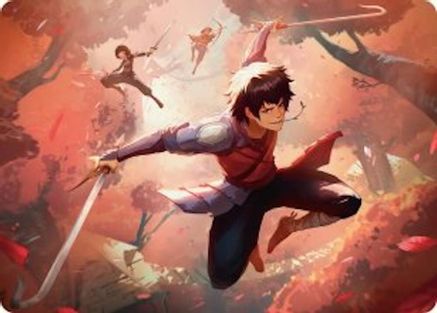 Jet, Freedom Fighter Art Card (ASTLA-022) [Art Series: Avatar: The Last Airbender]