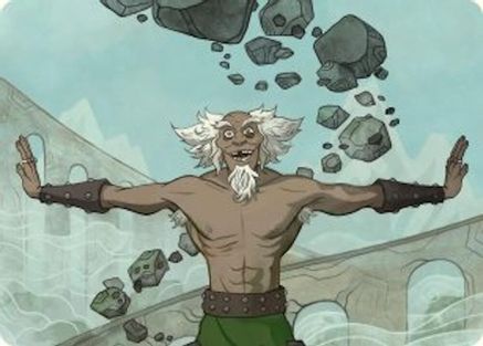 Bumi, Unleashed Art Card (ASTLA-046) [Art Series: Avatar: The Last Airbender]