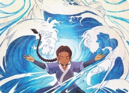 Katara, Water Tribe's Hope Art Card (ASTLA-048) [Art Series: Avatar: The Last Airbender]