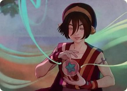 Toph, the First Metalbender Art Card (ASTLA-049) [Art Series: Avatar: The Last Airbender]