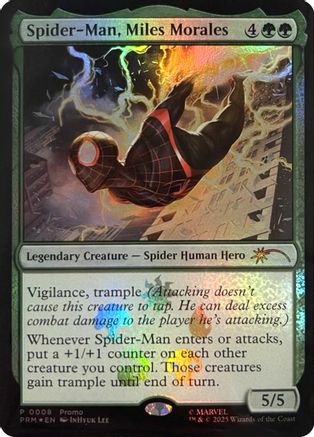 Spider-Man, Miles Morales (UMP-008) [Unique and Miscellaneous Promos] Foil