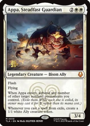 Appa, Steadfast Guardian (PRE-010) [Prerelease Cards] Foil