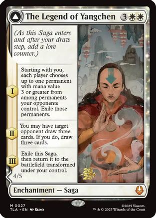 The Legend of Yangchen (PRE-027) [Prerelease Cards] Foil