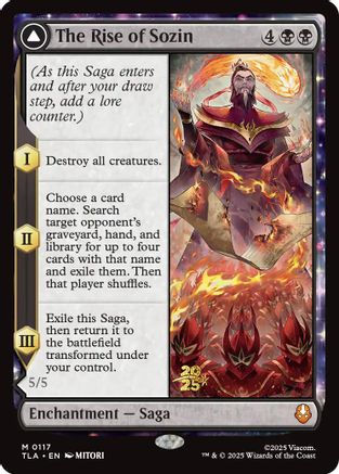 The Rise of Sozin (PRE-117) [Prerelease Cards] Foil