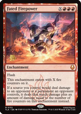 Fated Firepower (PRE-132) [Prerelease Cards] Foil