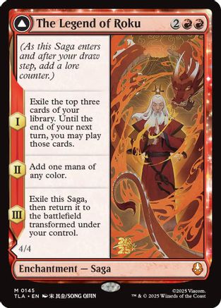 The Legend of Roku (PRE-145) [Prerelease Cards] Foil