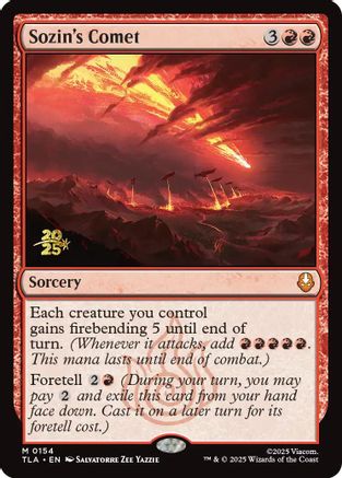 Sozin's Comet (PRE-154) [Prerelease Cards] Foil
